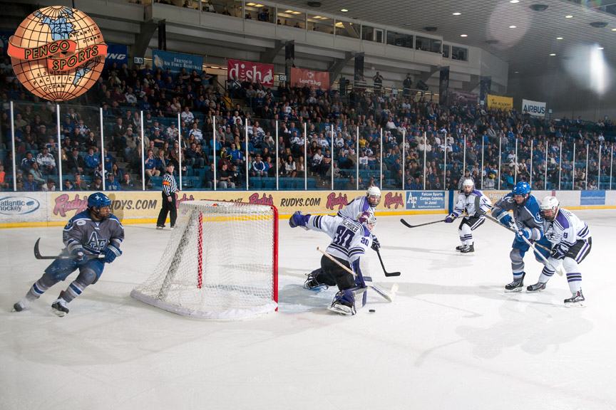 Air Force holds off Niagara 2-1 to take a 1-0 series lead