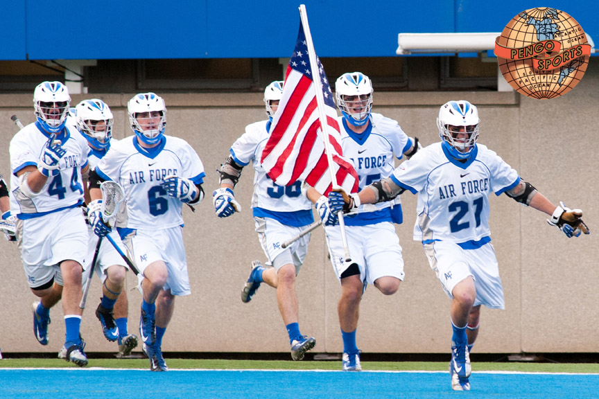 Air Force rolls Richmond 13-5 in the 2014 NCAA Lacrosse Tournament play in game at Falcon Stadium