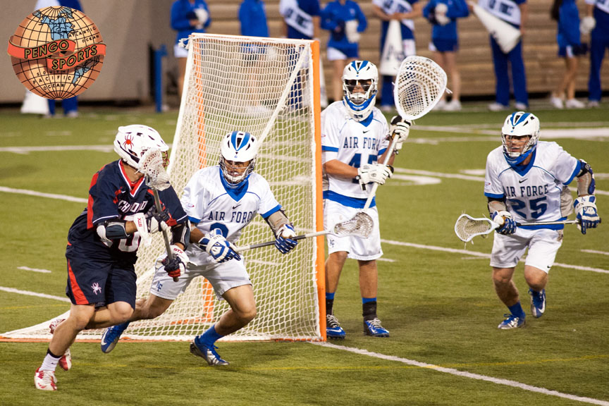 Air Force rolls Richmond 13-5 in the 2014 NCAA Lacrosse Tournament play in game at Falcon Stadium